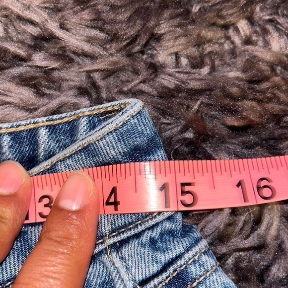 TIME TO WASTE MID RISE STRAIGHT LEG SPECIAL A JEANS (MEDIUM LIGHT) waist 30” - Picture 12 of 12